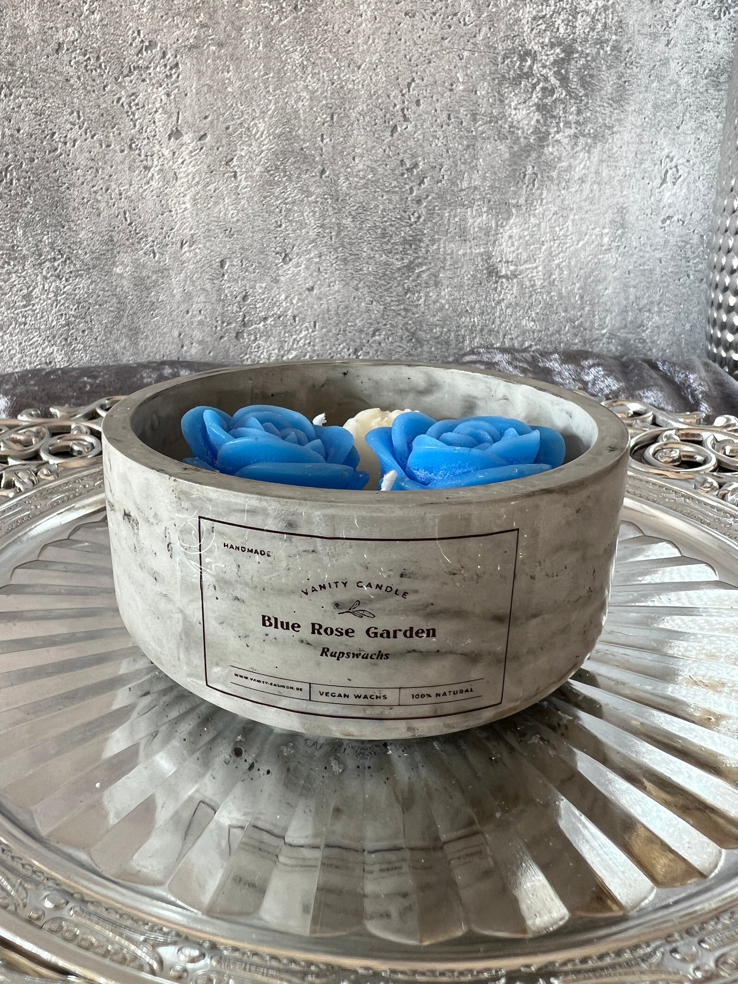 Kleiner Marmor Kerzenschale