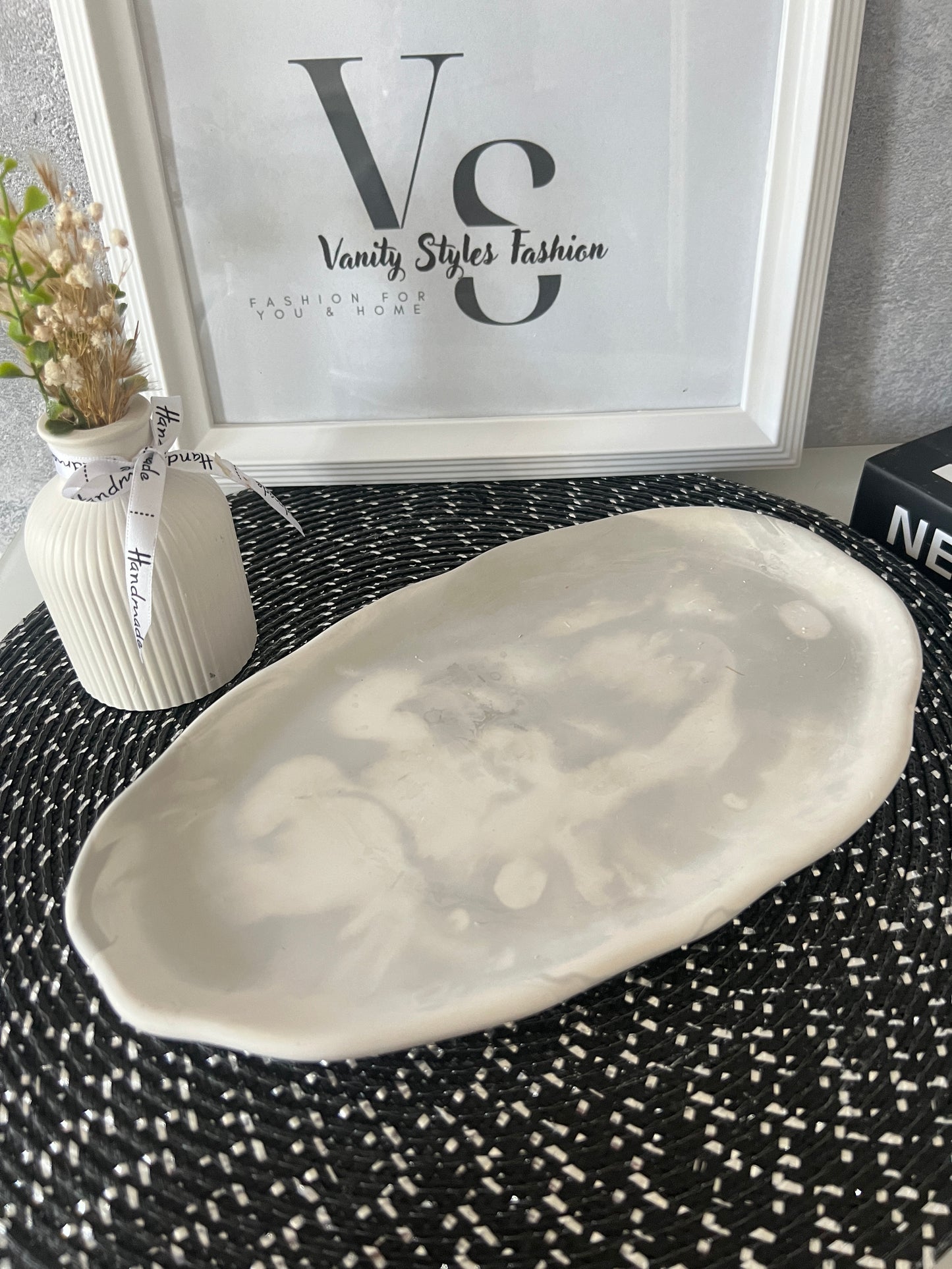 Keramik Tablett oval