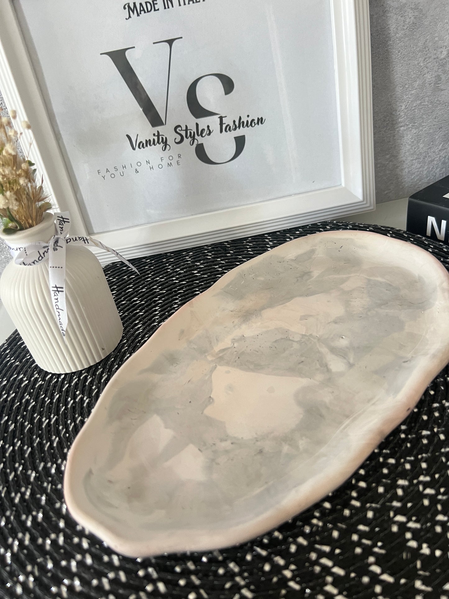 Keramik Tablett oval