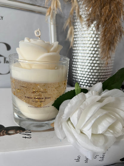 White Rose Cristal Candle