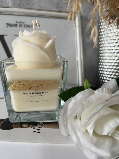 White Rose Cristal Candle