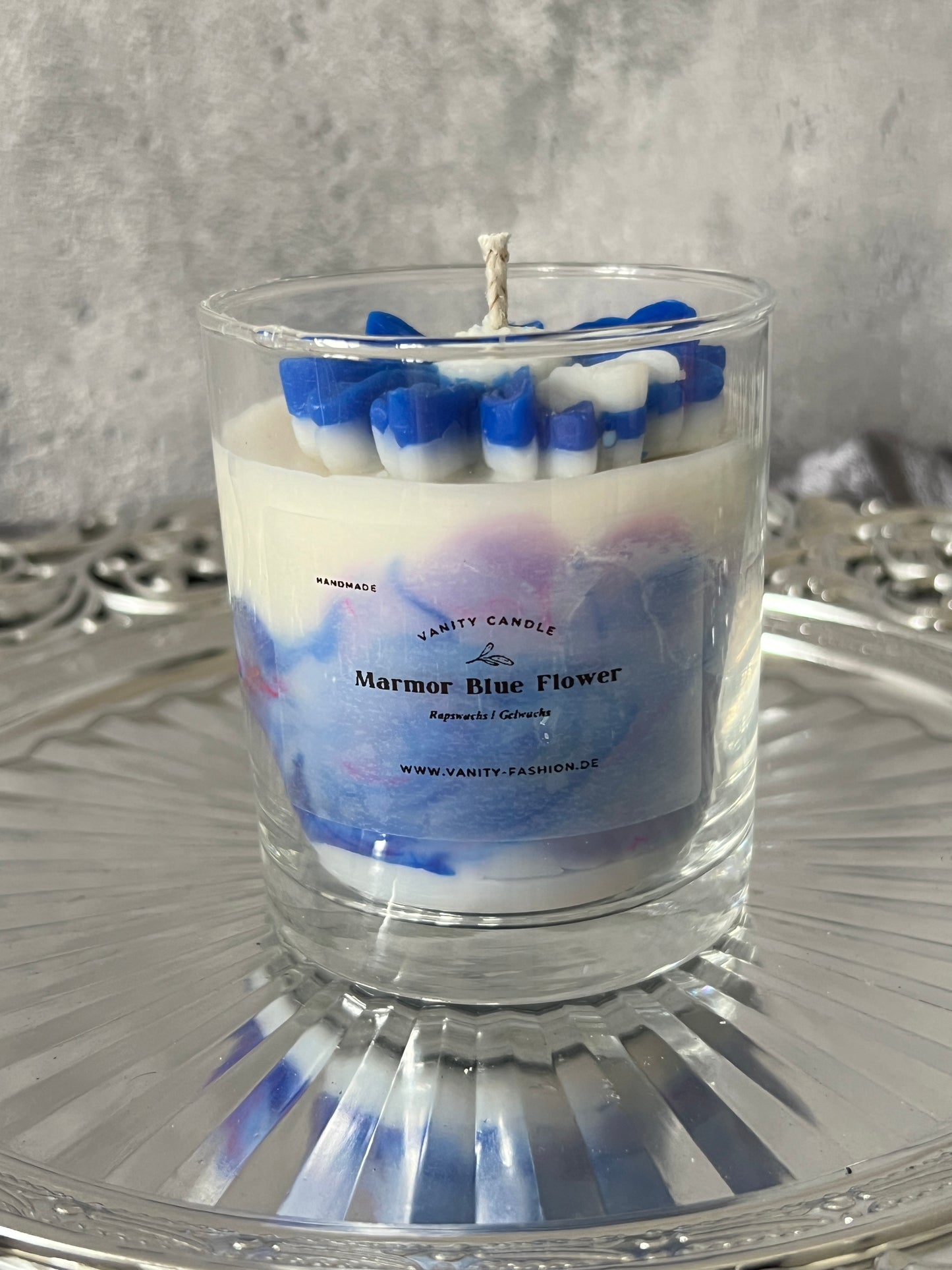Marmor Flower Candle