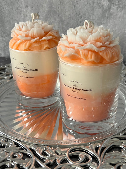 Marmor Peony Candle