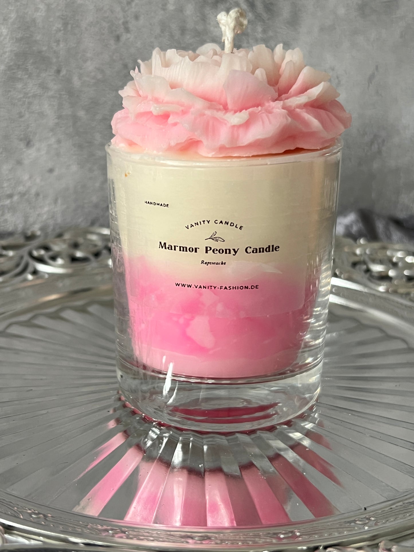 Marmor Peony Candle