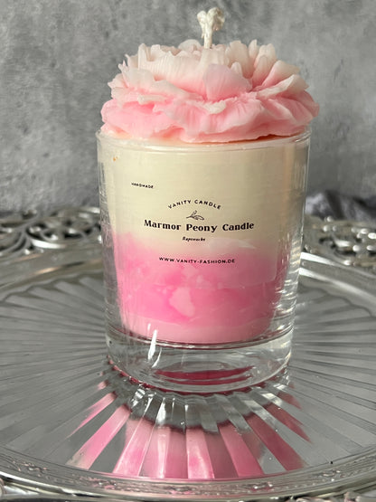 Marmor Peony Candle