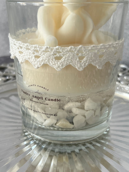 Vanity Angel Candle weiß Romance