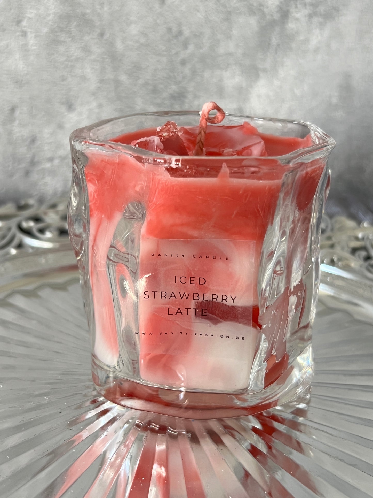 Iced Strawberry Latte