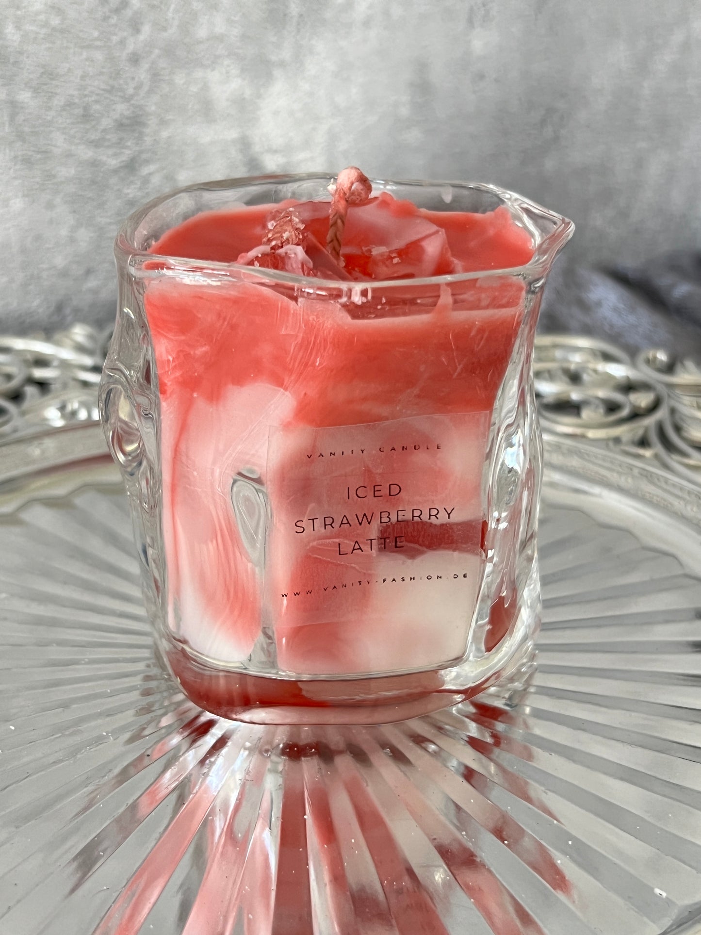 Iced Strawberry Latte