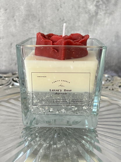 Red Rose Cristal Candle
