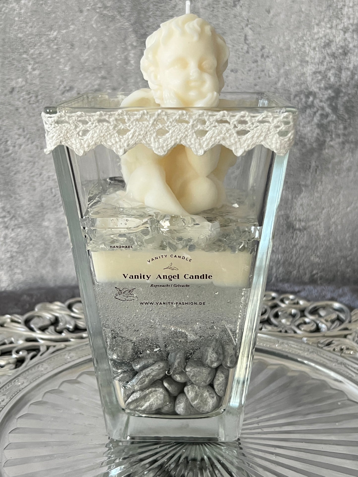 Vanity Angel Candle weiß