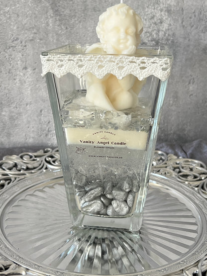 Vanity Angel Candle weiß