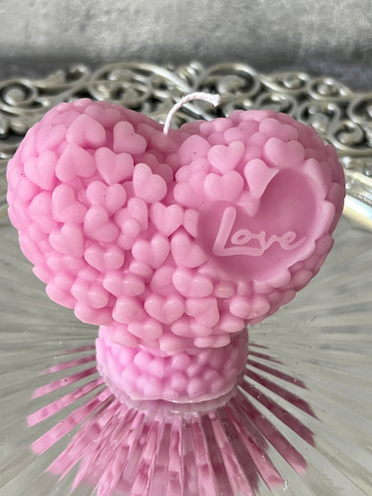 Kerze Herz Love