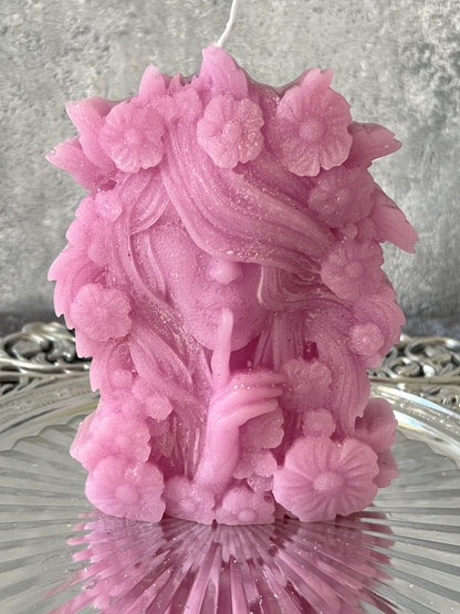 Blumen Mädchen Psst