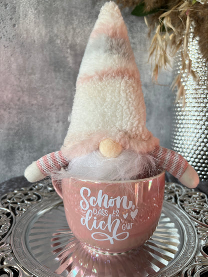 Tasse mit Spruch und Teddy