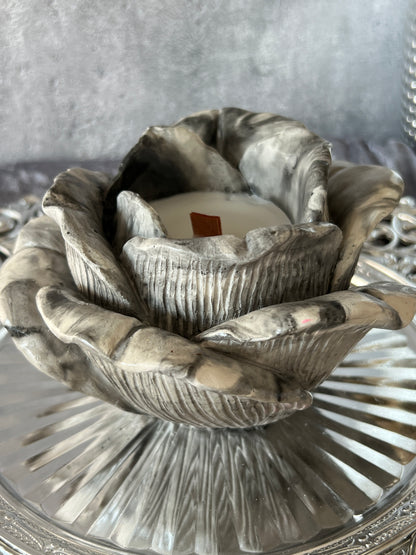 Keramik Kerzenrose groß