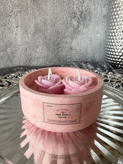 Kleiner Marmor Kerzenschale