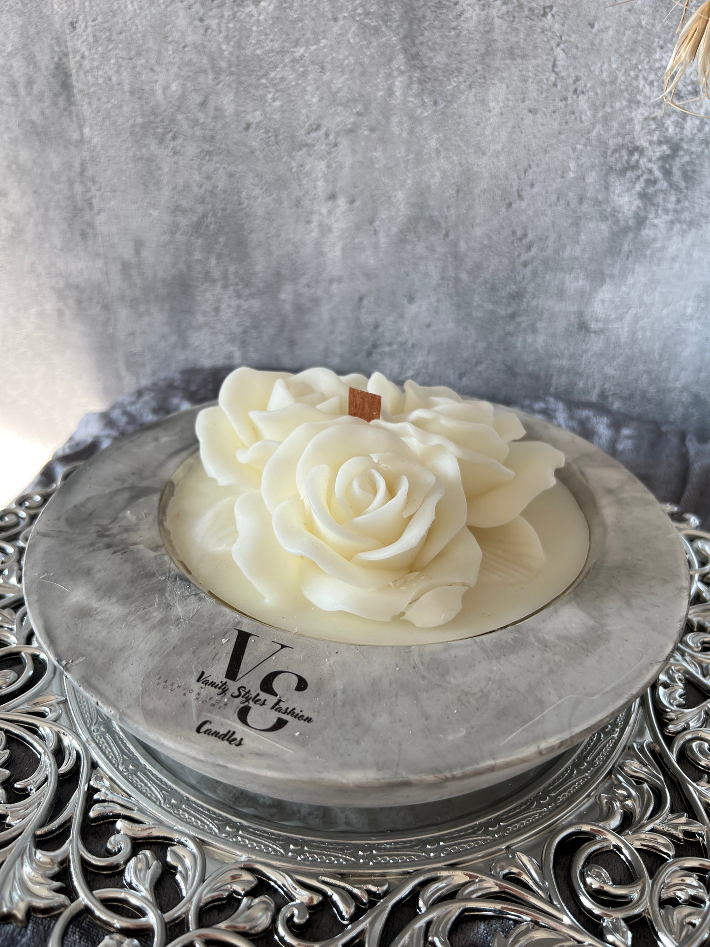 Keramik Kerzenschale groß