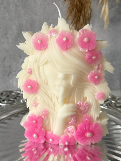 Blumen Mädchen Psst