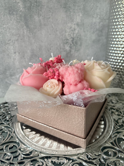 Blumen Bouquet Rosa Flower Box