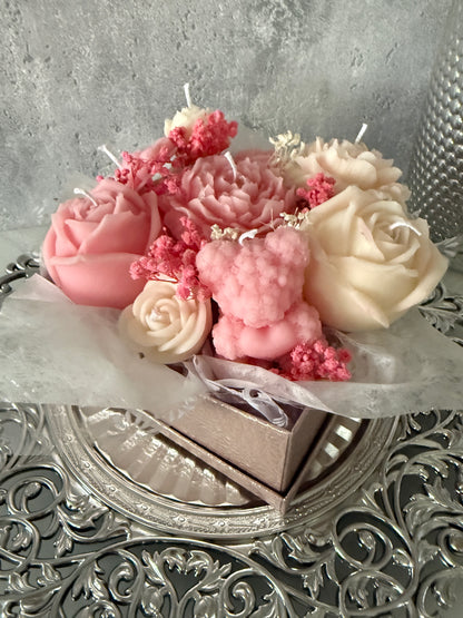 Blumen Bouquet Rosa Flower Box