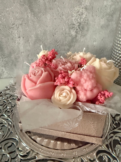 Blumen Bouquet Rosa Flower Box