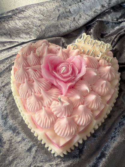 Kerzen Herz Torte