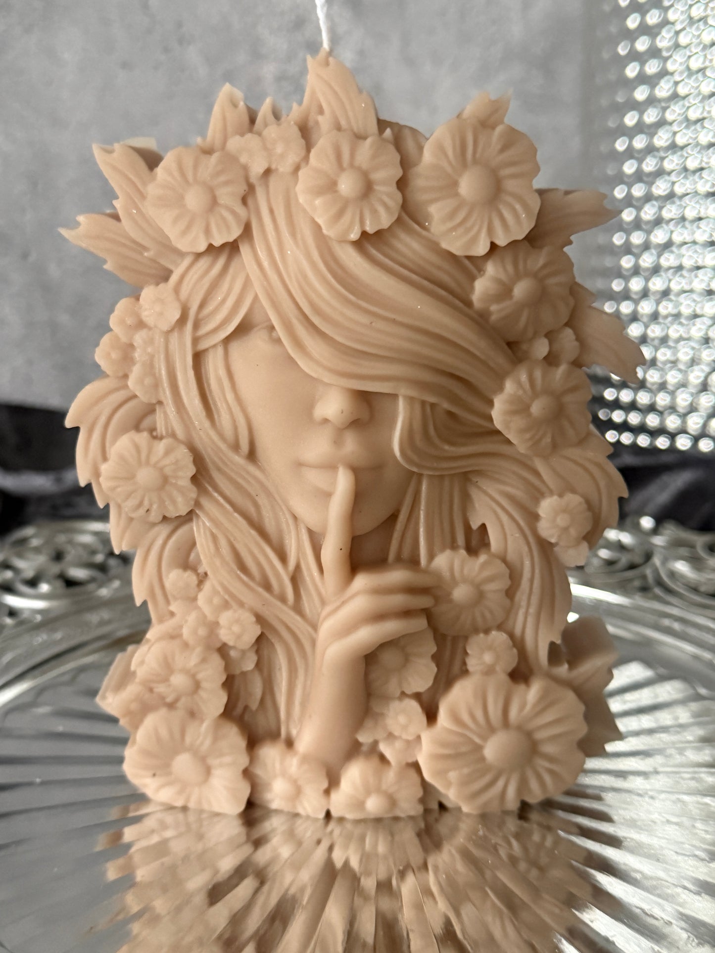 Blumen Mädchen Psst