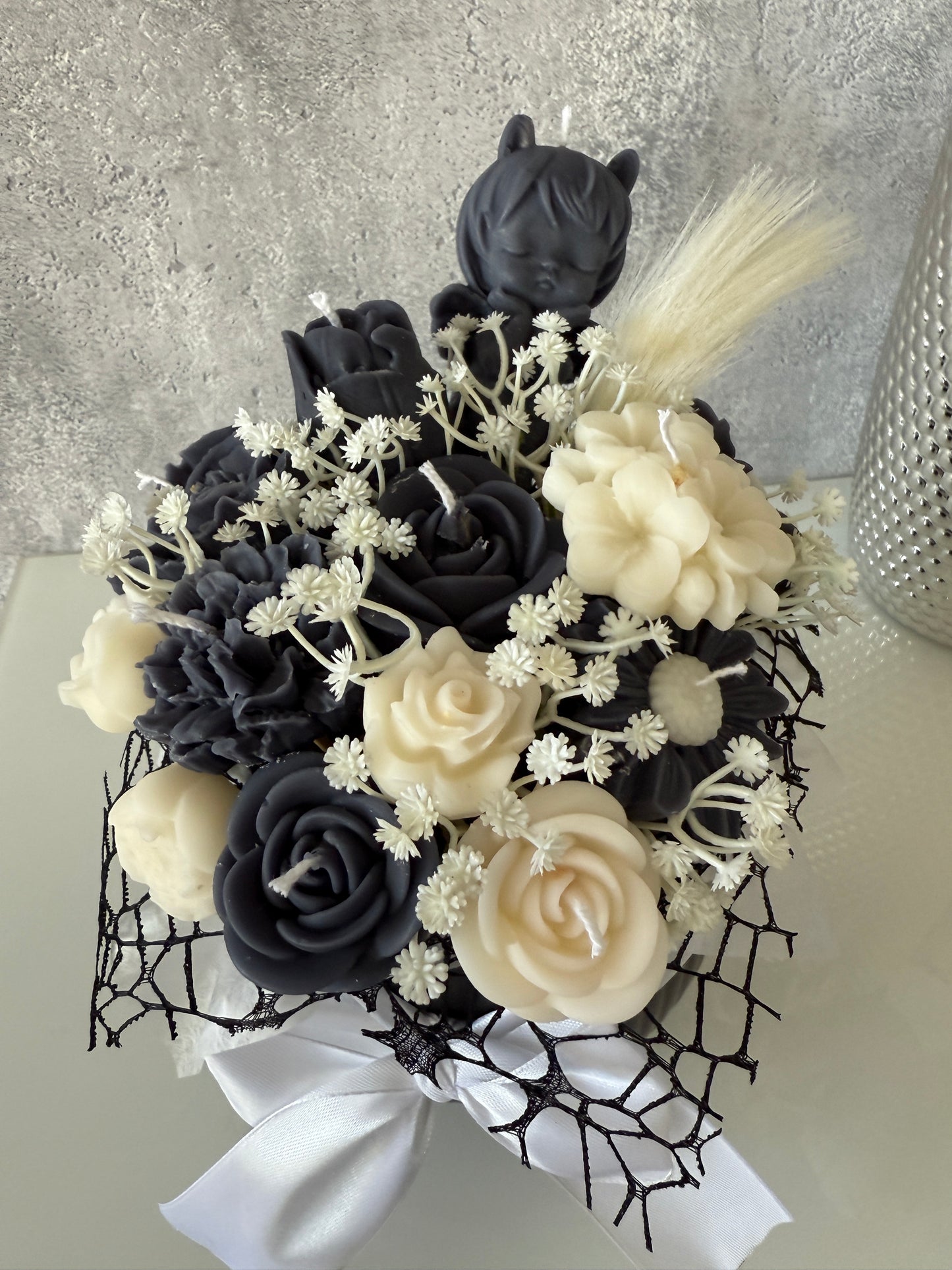Blumen Bouquet Black & White