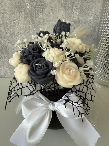 Blumen Bouquet Black & White