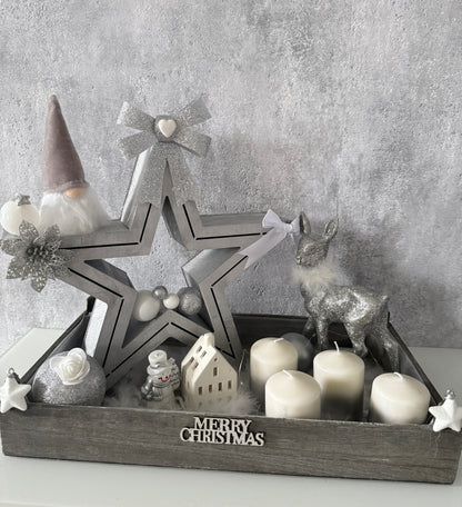 Adventskranz Stern Wichtel