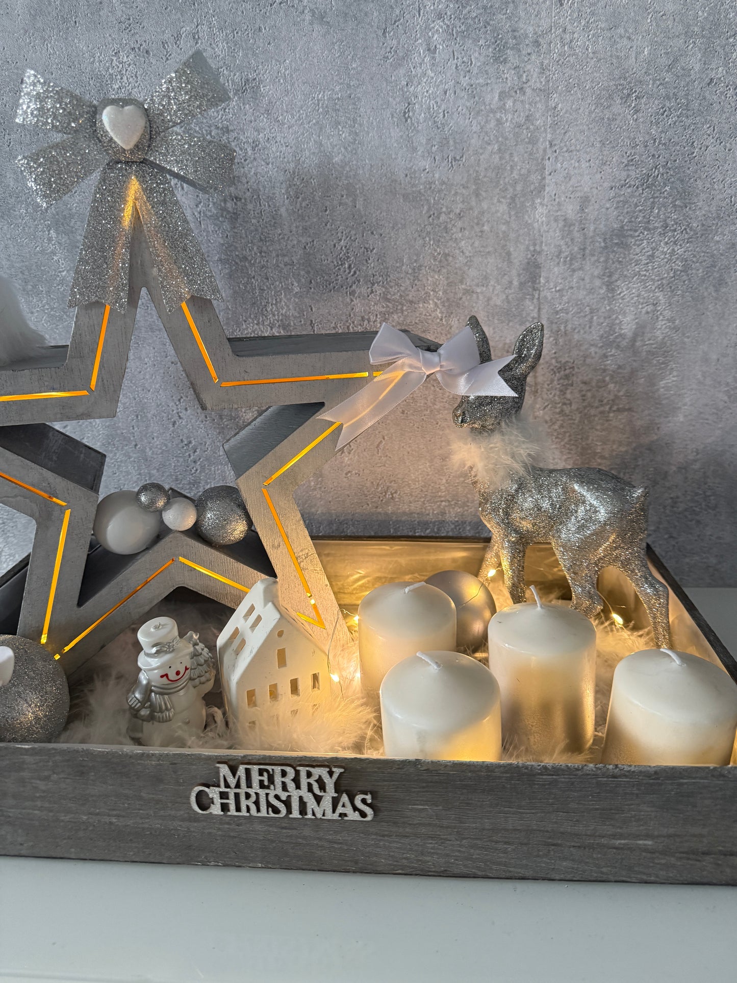 Adventskranz Stern Wichtel