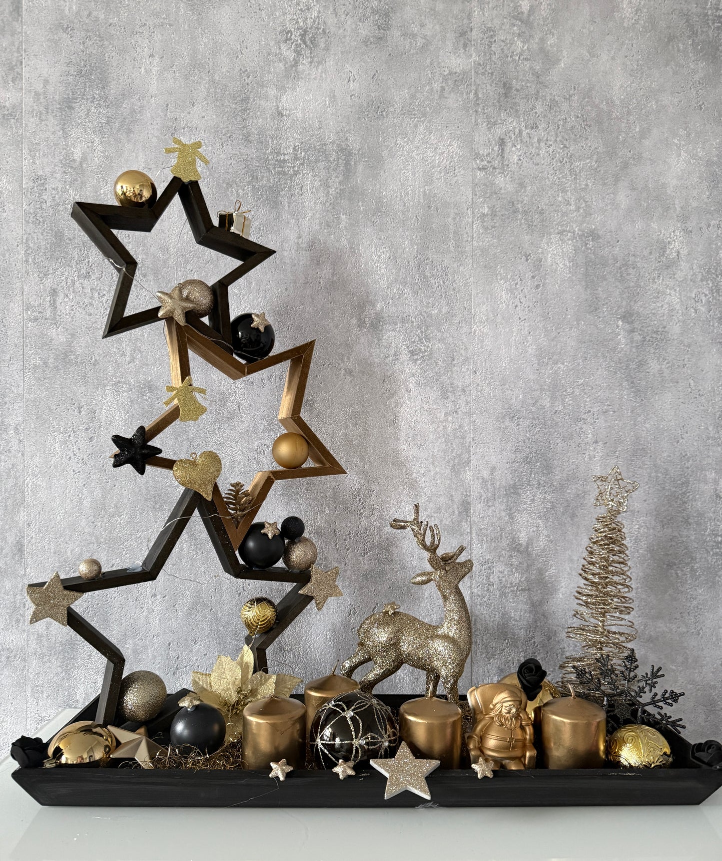 Adventskranz Rentier