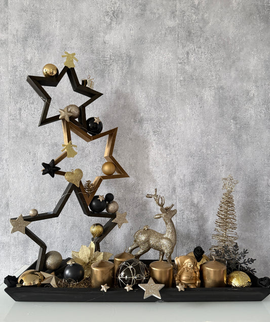 Adventskranz Rentier