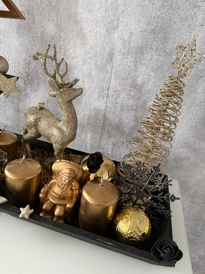 Adventskranz Rentier