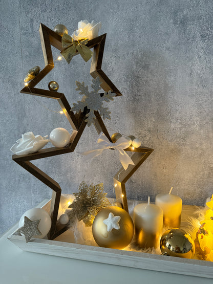Adventskranz Stern