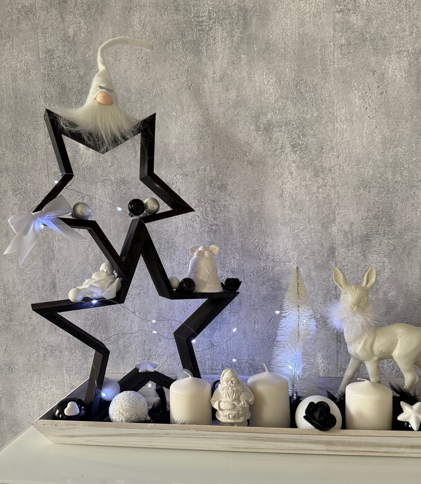 Adventskranz Rentier