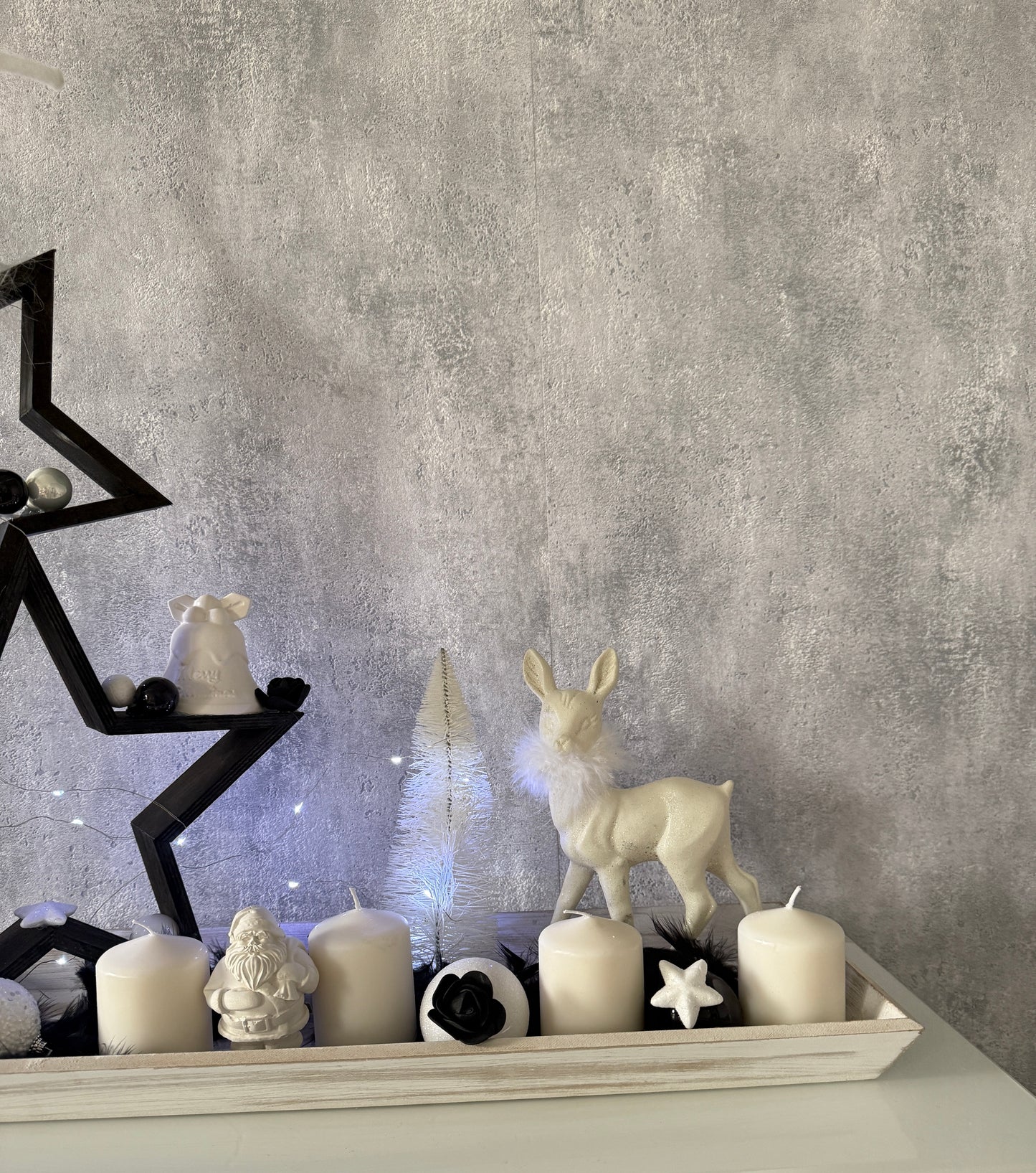 Adventskranz Rentier