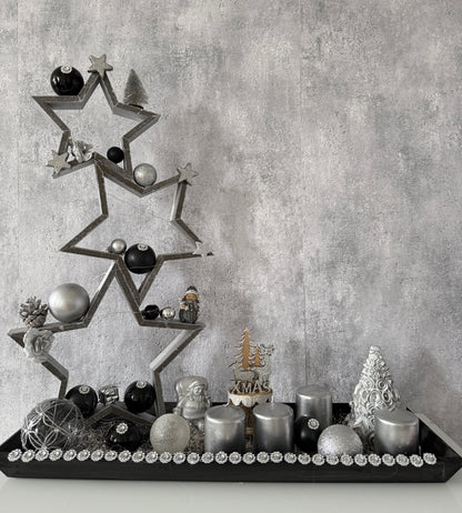 Adventskranz Glitzer