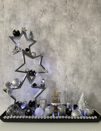 Adventskranz Glitzer