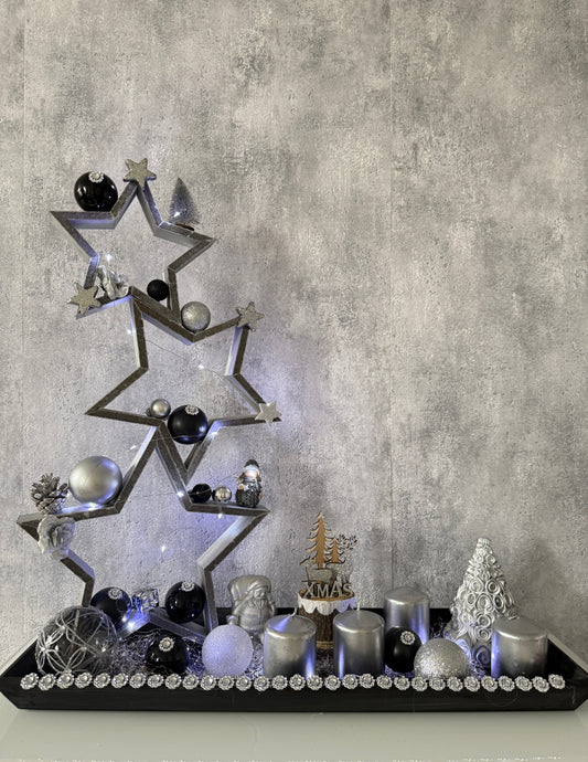 Adventskranz Glitzer