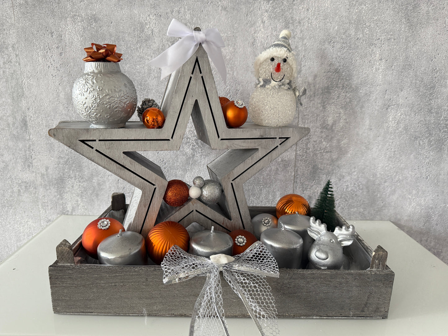 Adventskranz Leuchtstern