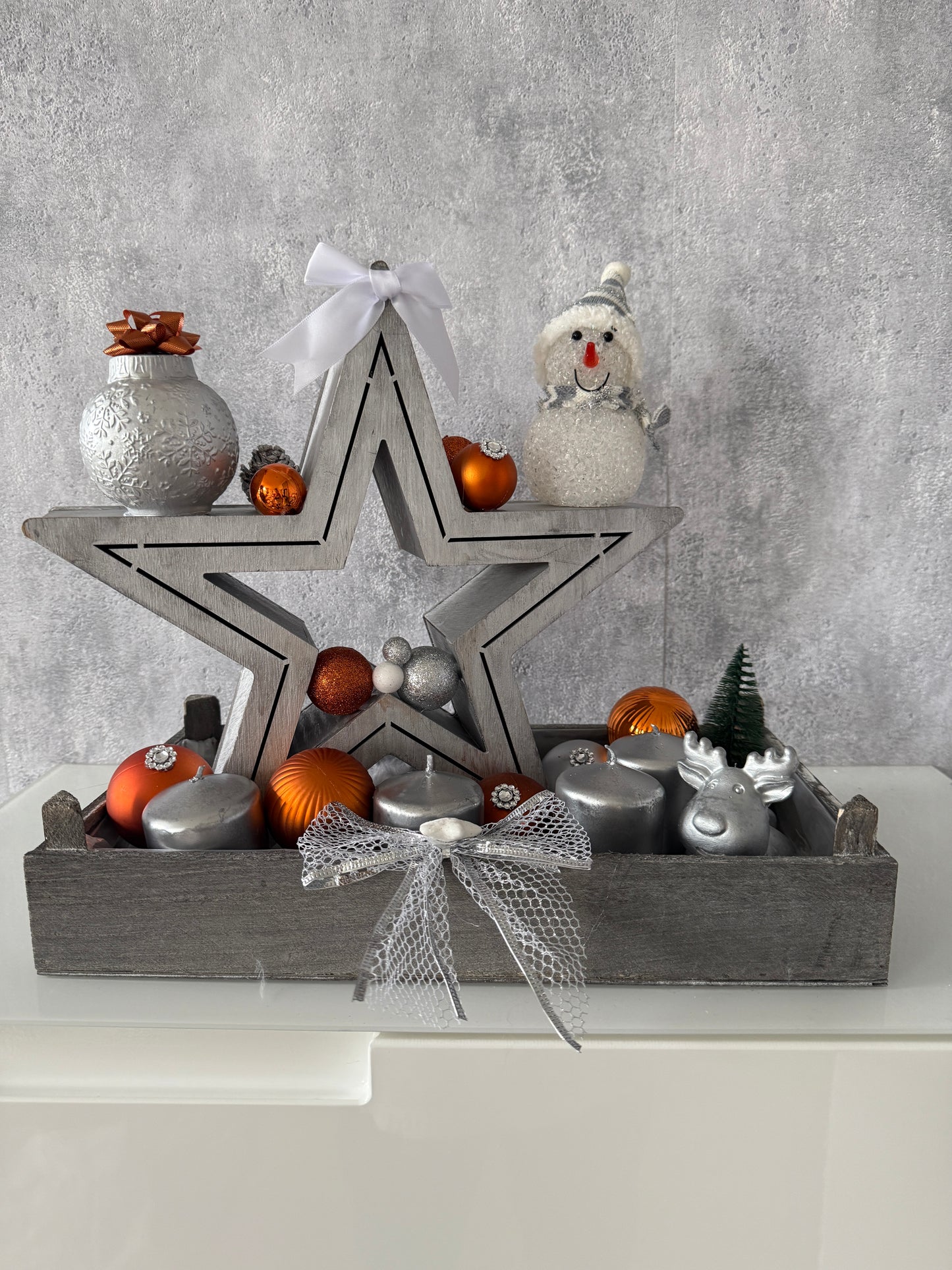 Adventskranz Leuchtstern