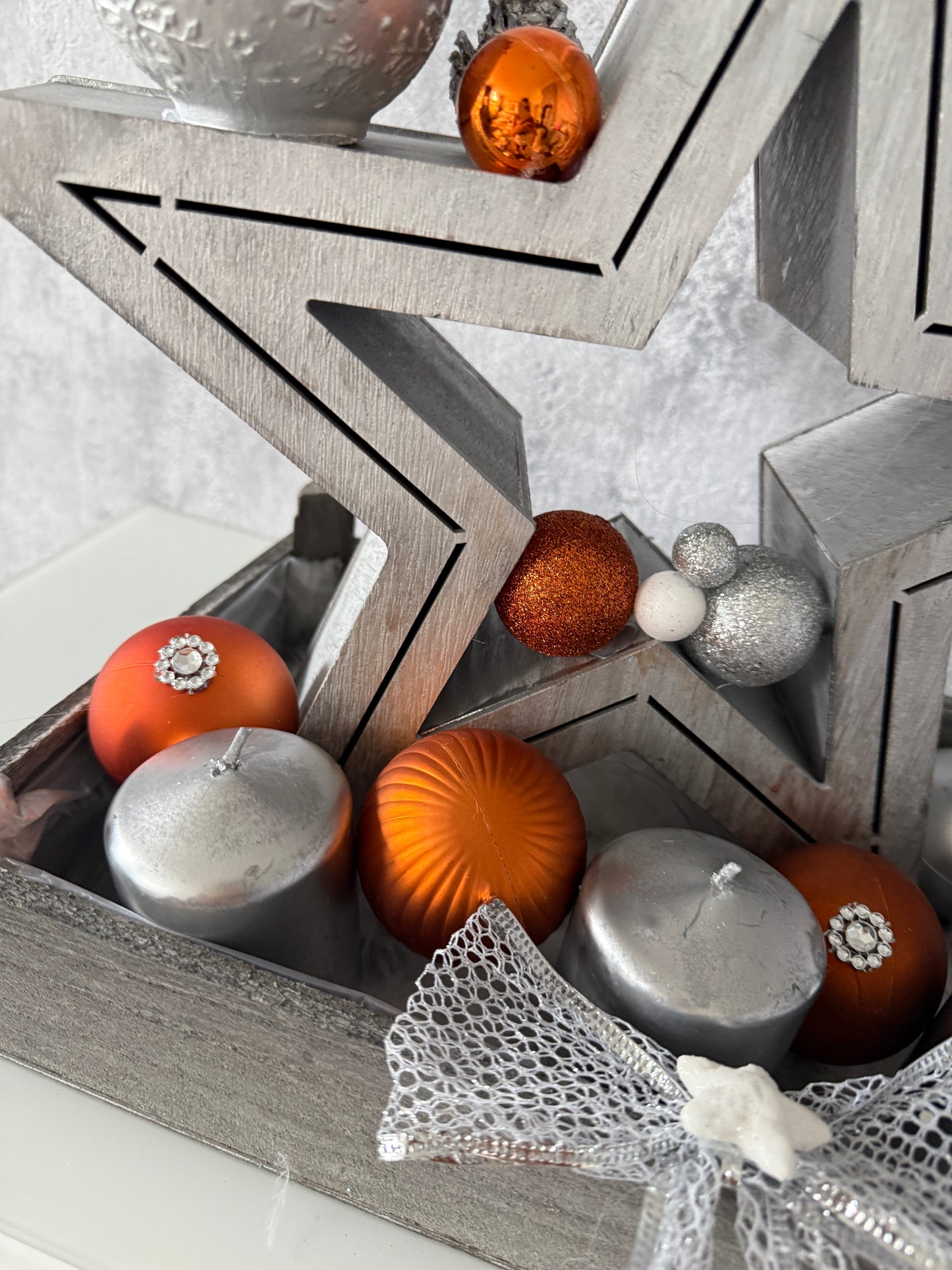 Adventskranz Leuchtstern