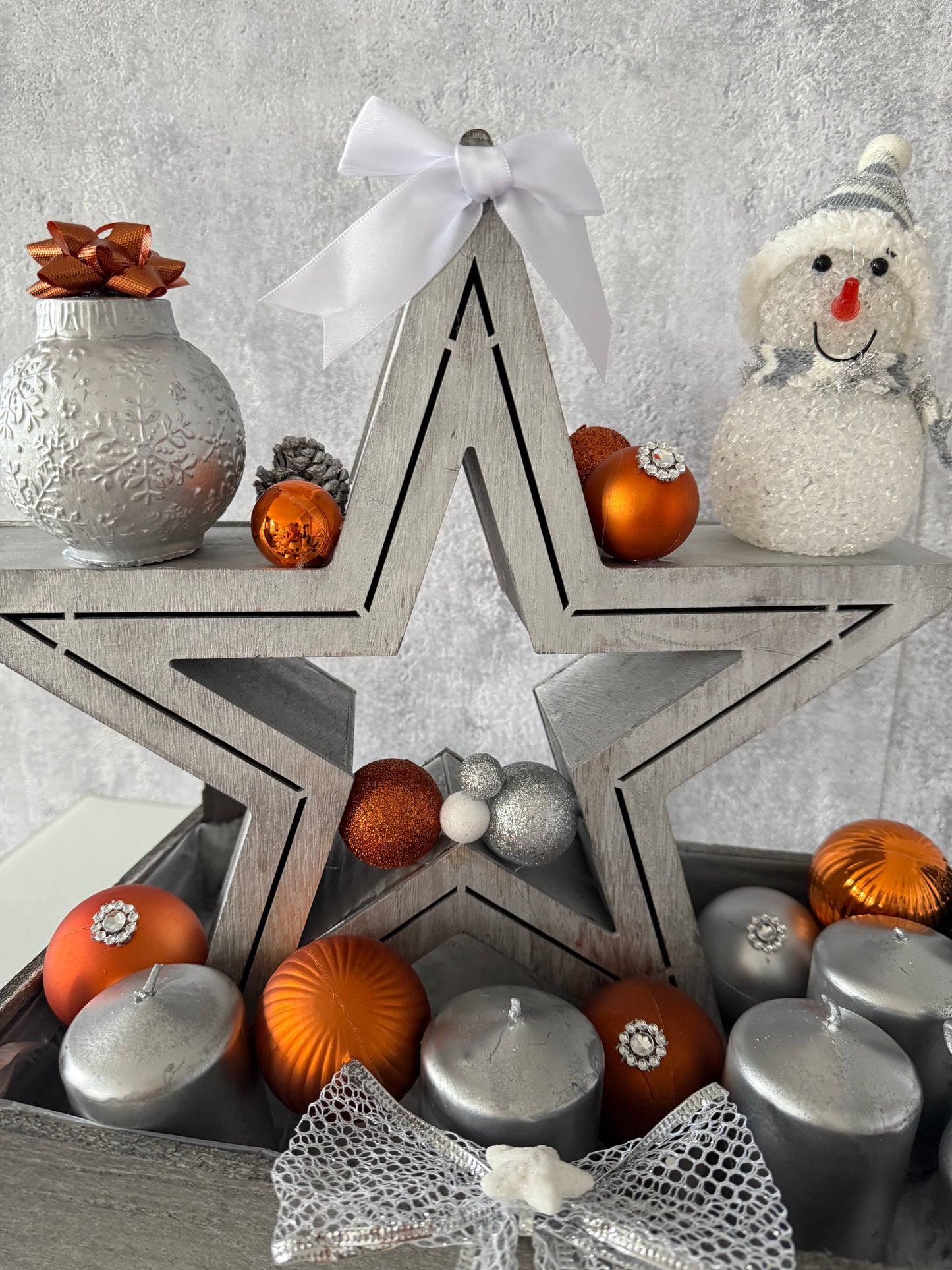 Adventskranz Leuchtstern