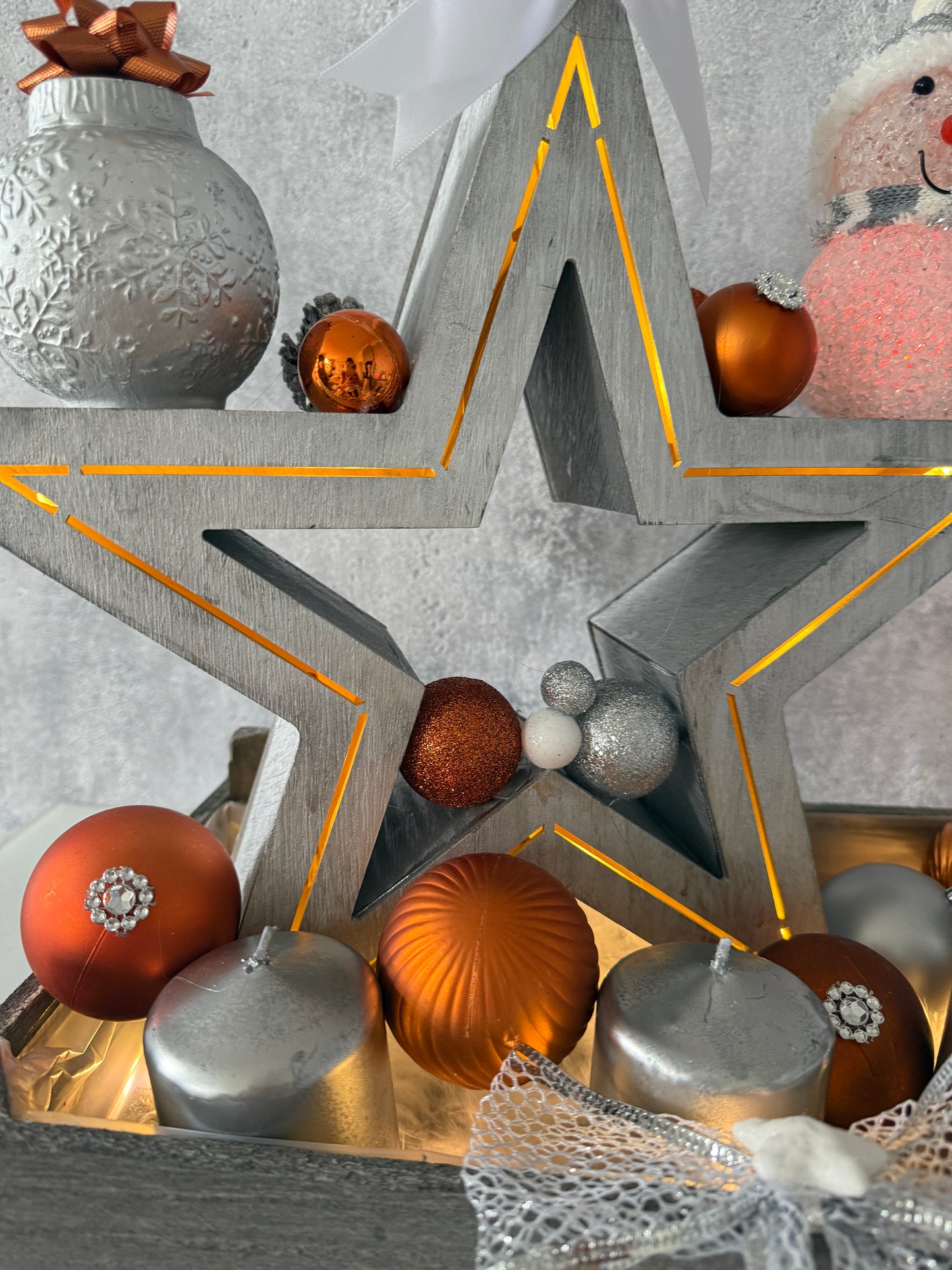 Adventskranz Leuchtstern
