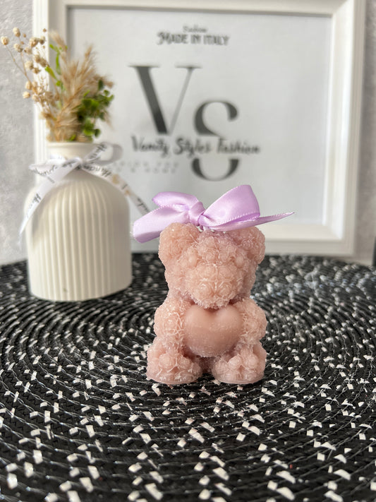 Rosenteddy Kerze klein