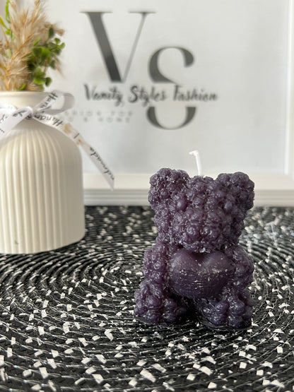 Rosenteddy Kerze klein