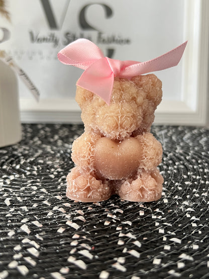 Rosenteddy Kerze klein