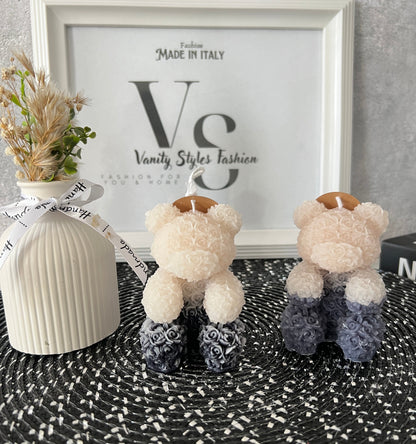 Rosenteddy Kerze
