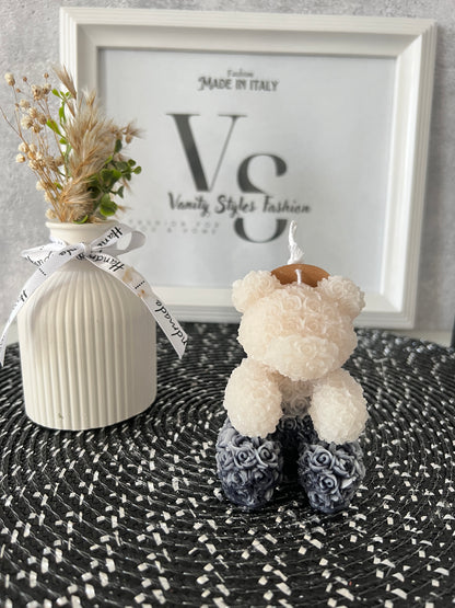 Rosenteddy Kerze